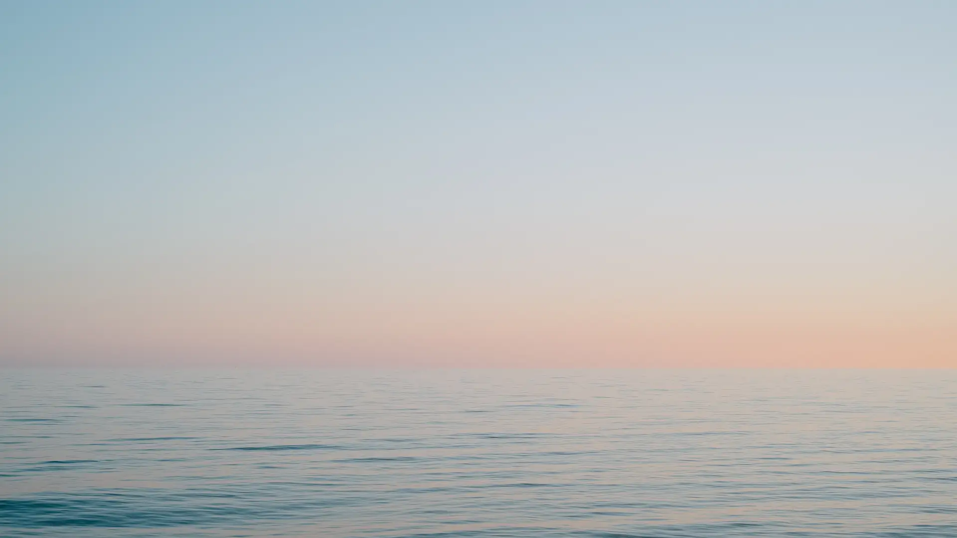 Calm ocean at dawn